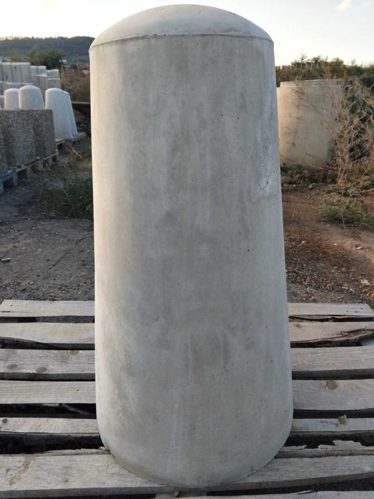 Bolard din beton conic/rotund – delimitator parcare 77 x 44 cm rotund