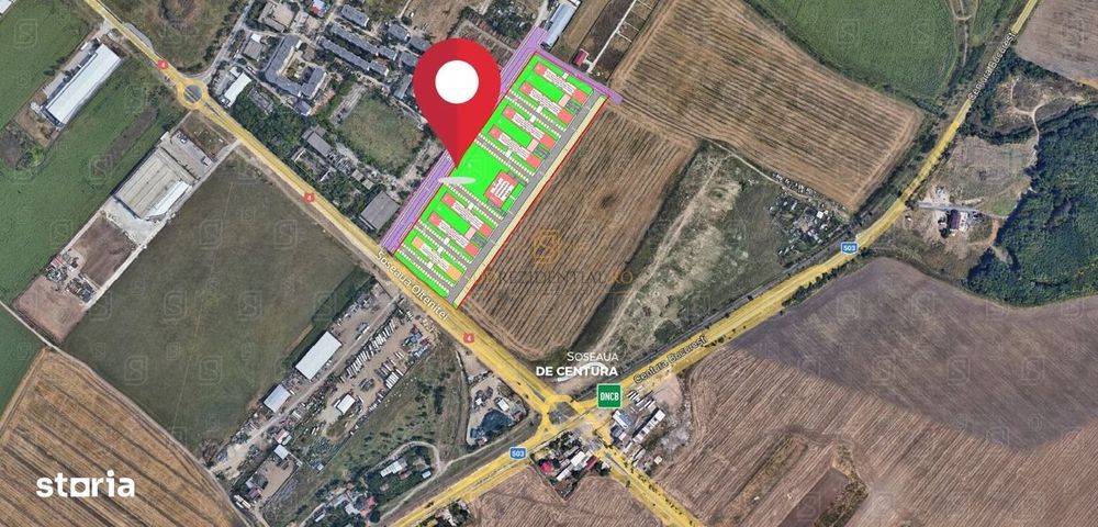 Oportunitate, teren autorizat, 8 imobile Ds+P+5E, Sos. Oltenitei- Danu