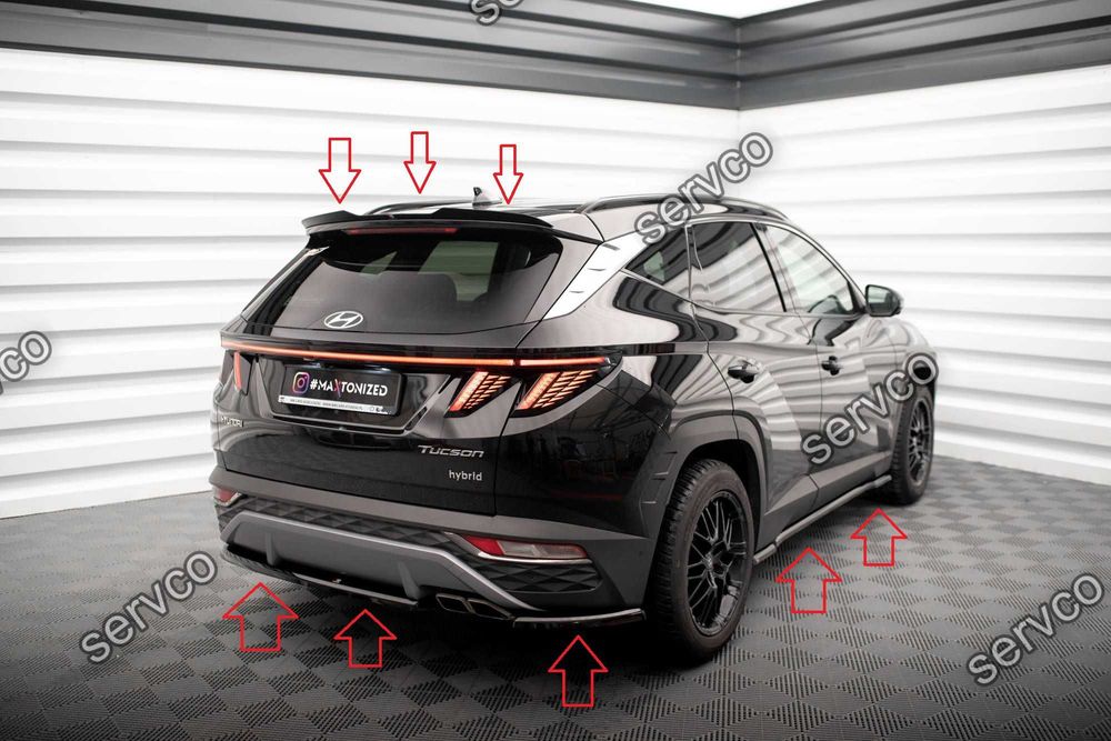 Pachet Body kit tuning Hyundai Tucson Mk4 2020- v1 - Maxton Design