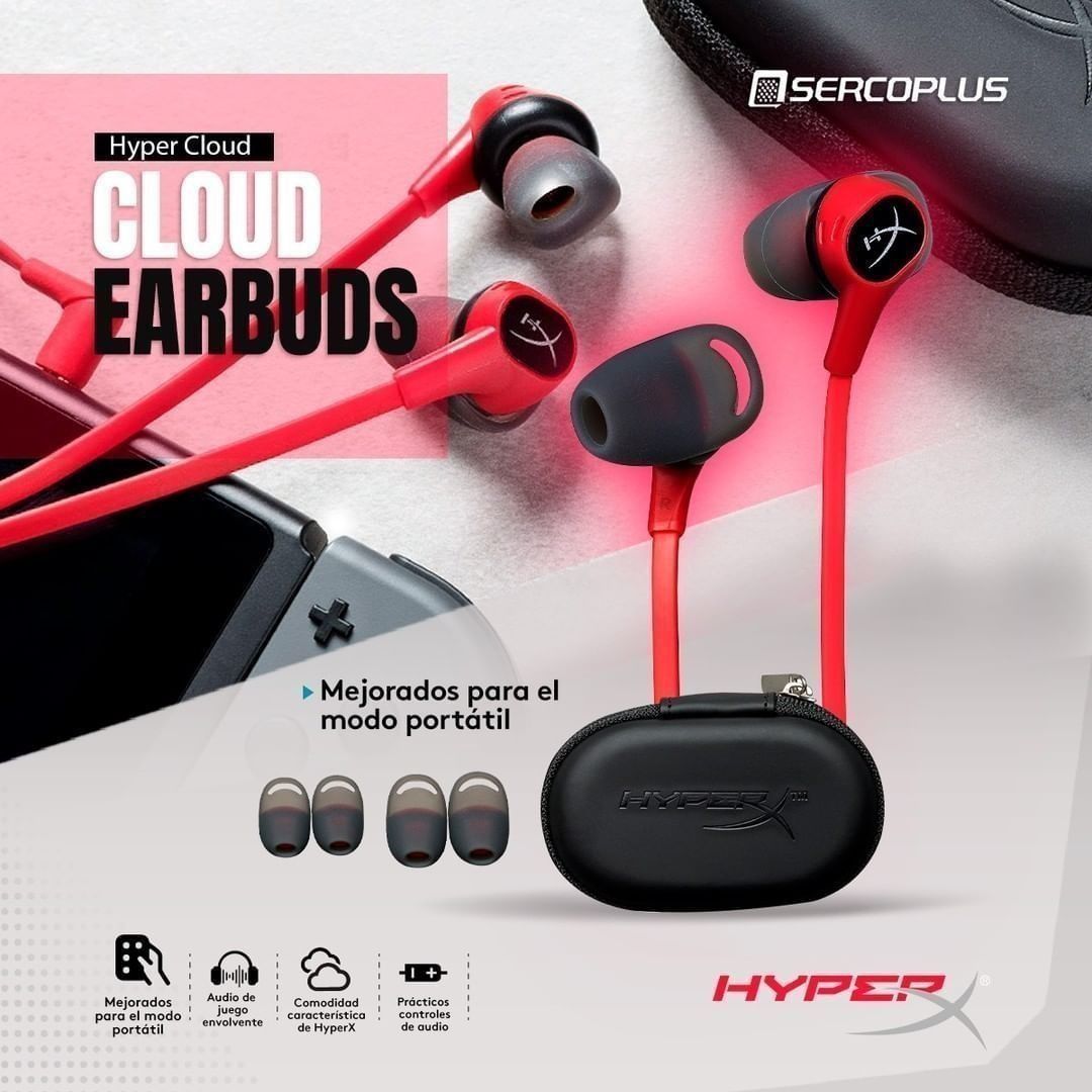 СКИДКА! Hyperx Cloud Earbuds Игровые Проводные Наушники/Гарнитура