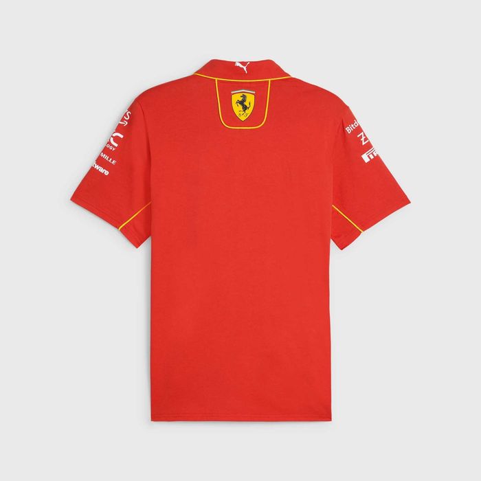 Puma Scuderia Ferrari F1 Team - Оригинална мъжка тениска с яка