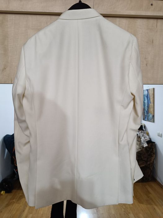 Sacou Seroussi bej cu negru