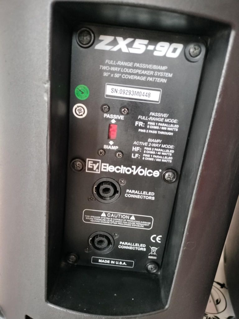 Vând boxe ev zx5-90