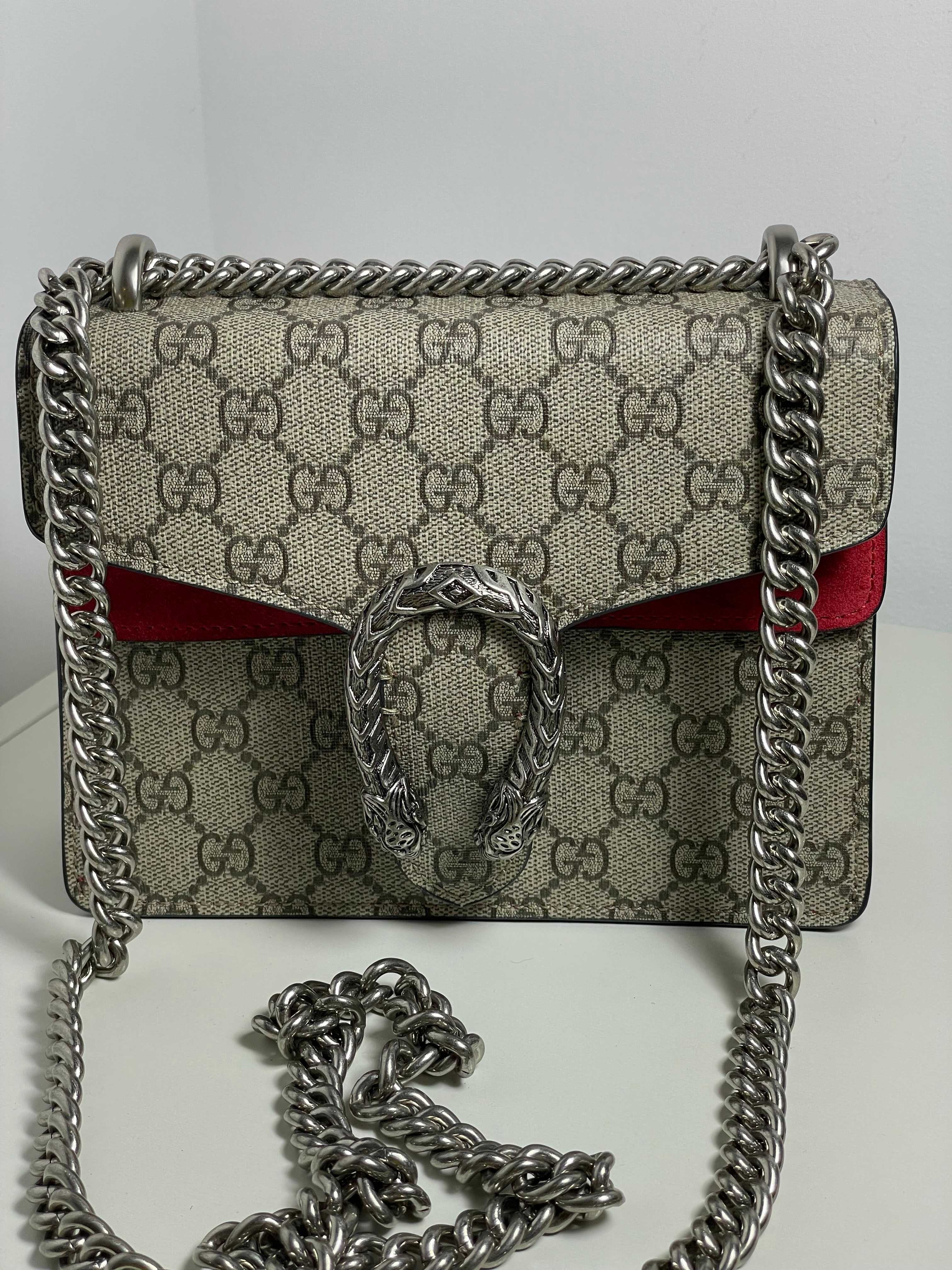 Vand geanta Gucci Dionysus GG Supreme mini bag