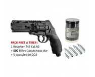 Pistol [MAX JOULI] - Hdr 50 - Revolver Cu Aer Comprimat Bile Airsoft