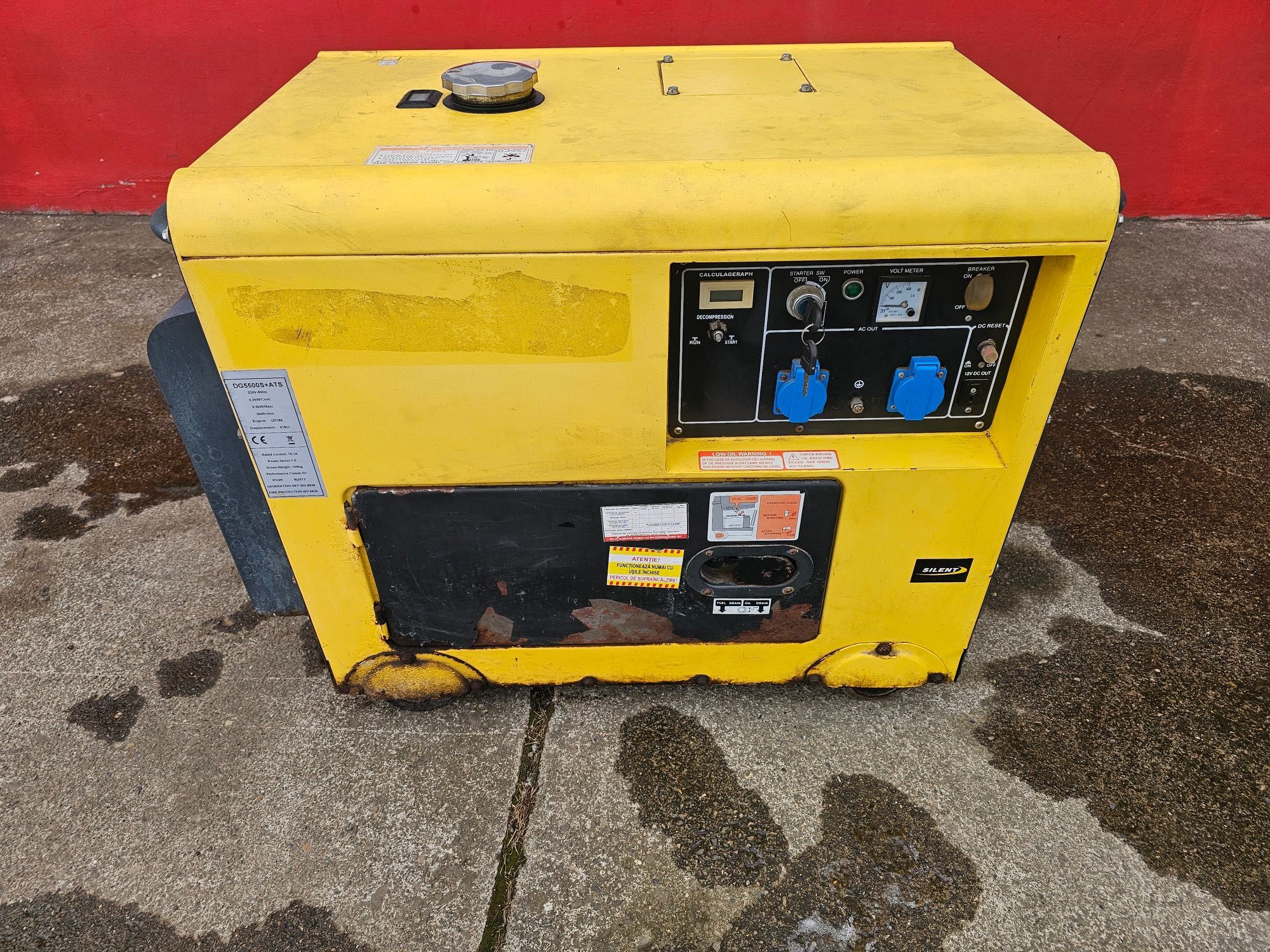 Generator diesel 5 kW, pornire automată