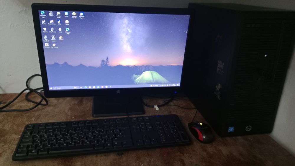 ПК сатылады HP жұмыс істеп тұр