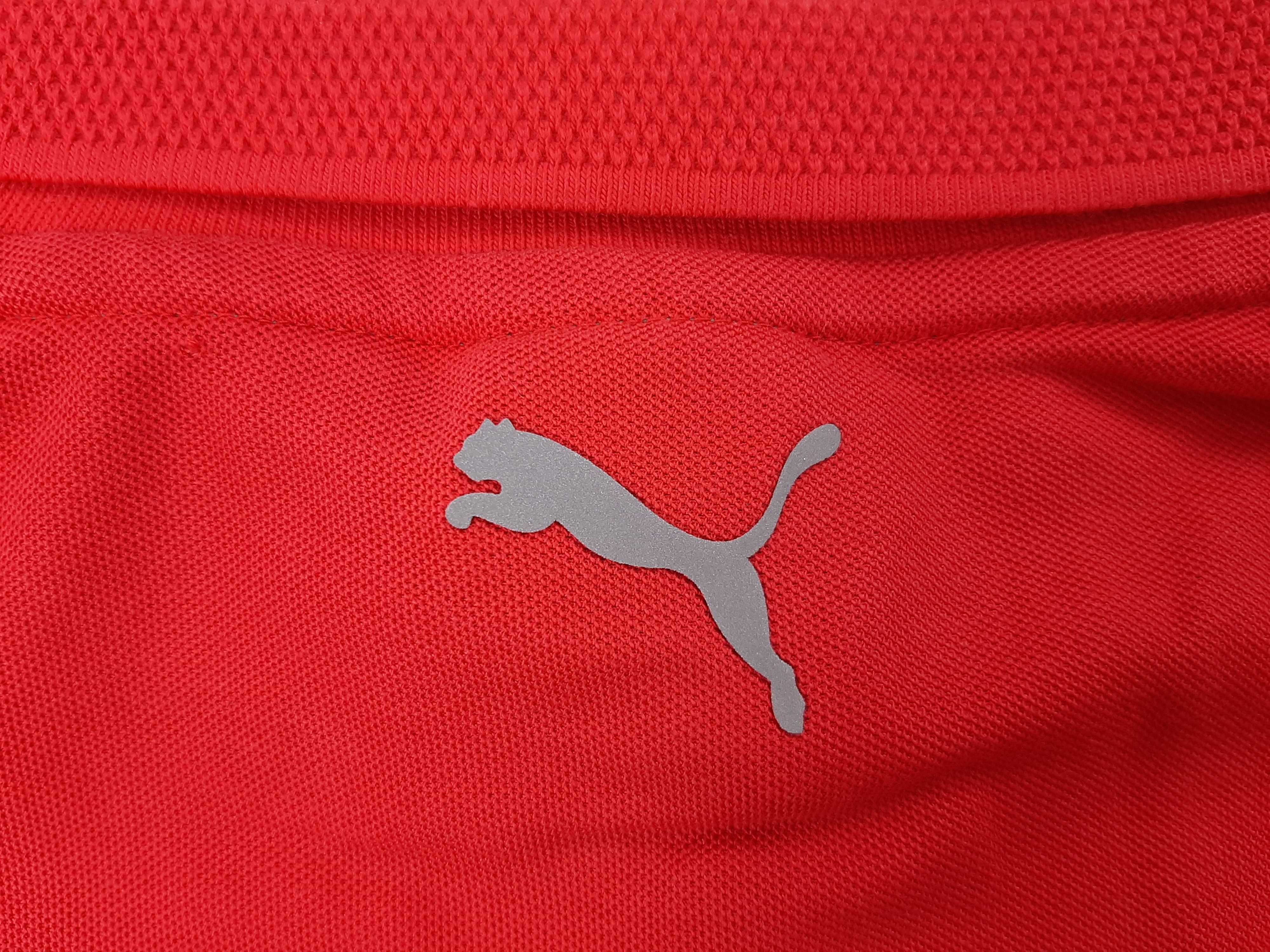 Puma x Ferrari - Оригинална мъжка тениска с яка размер S