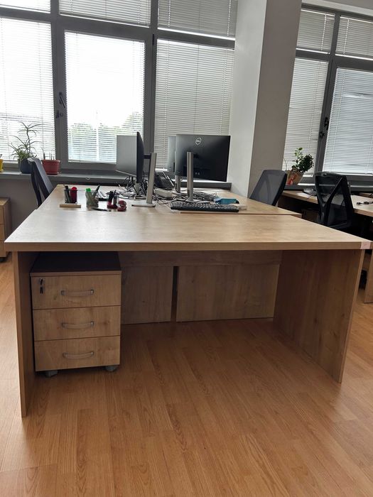 3 бюра 160x80x77 см от масивно пдч пакетна цена ПРОМО