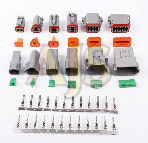 Коннектор папа-мама герметичный серый