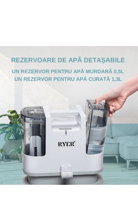 Aspirator Profesional Ryer Carpet Cleaner Injectie-Extractie