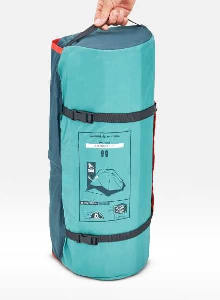 Палатка Quechua Decathlon 2 SECONDS EASY двуместна, къмпинг