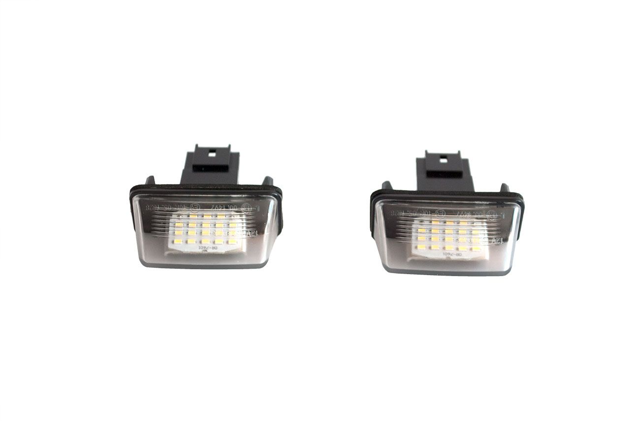 Set 2 Lampi LED placute numar Citroen BERLINGO, SAXO si XSARA
