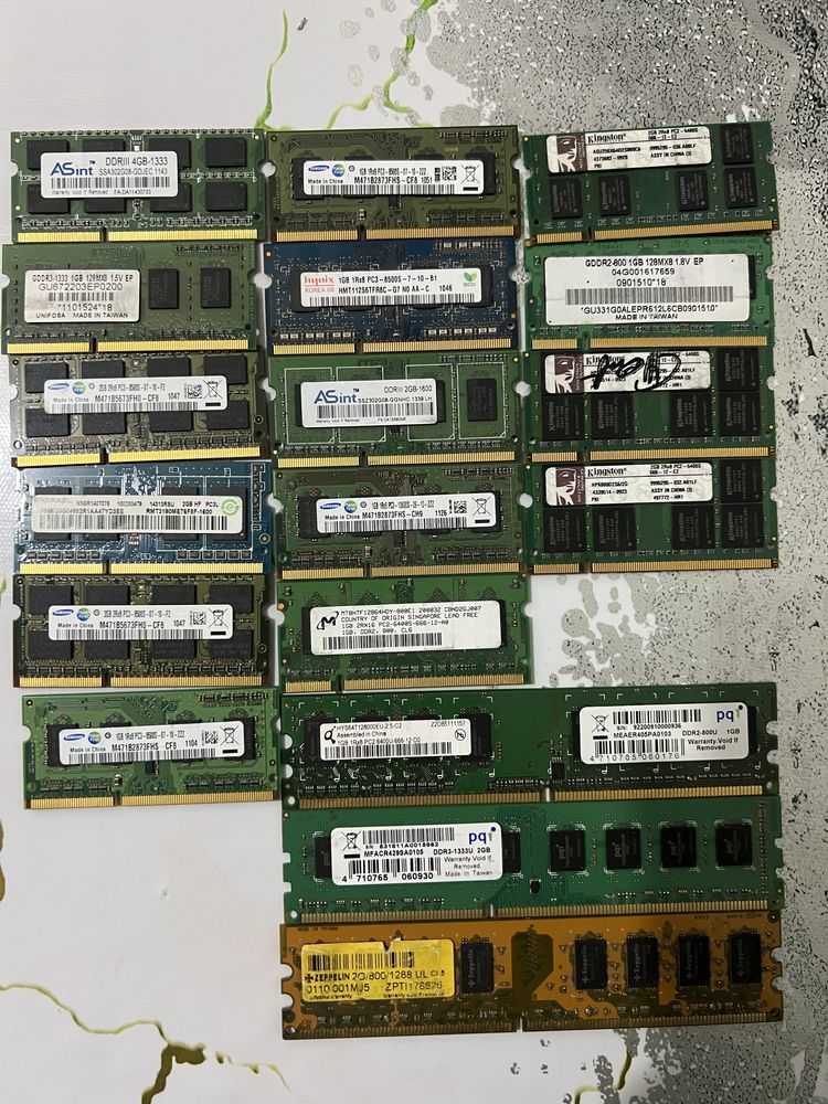 ОЗУ Ddr2 Ddr3 1 gb 2gb 4gb оперативка