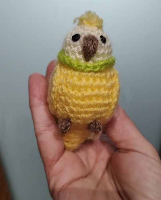 Багер плетен,Папагалчета цветни плетени