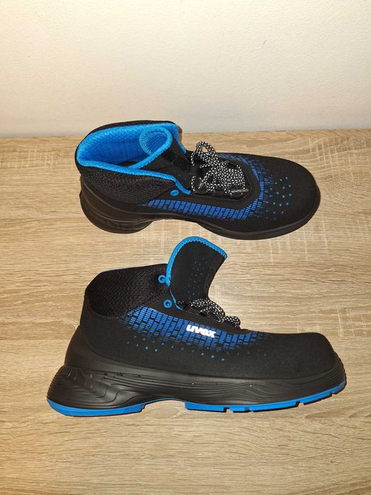 ghete uvex S1 45 negru/albastru noi