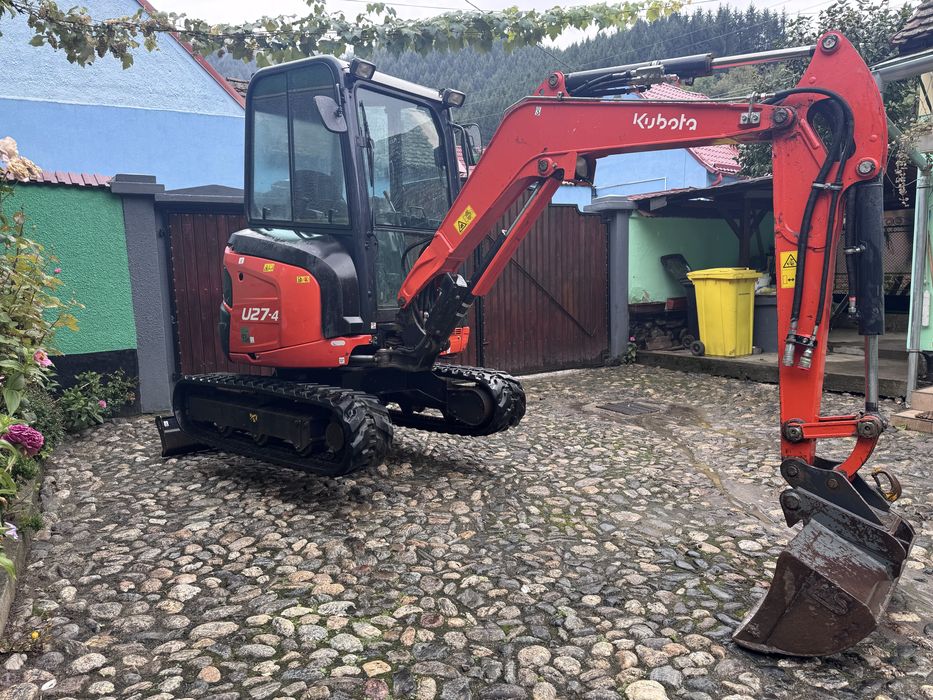 Miniexcavator Kubota u27-4 2022 ore 1940