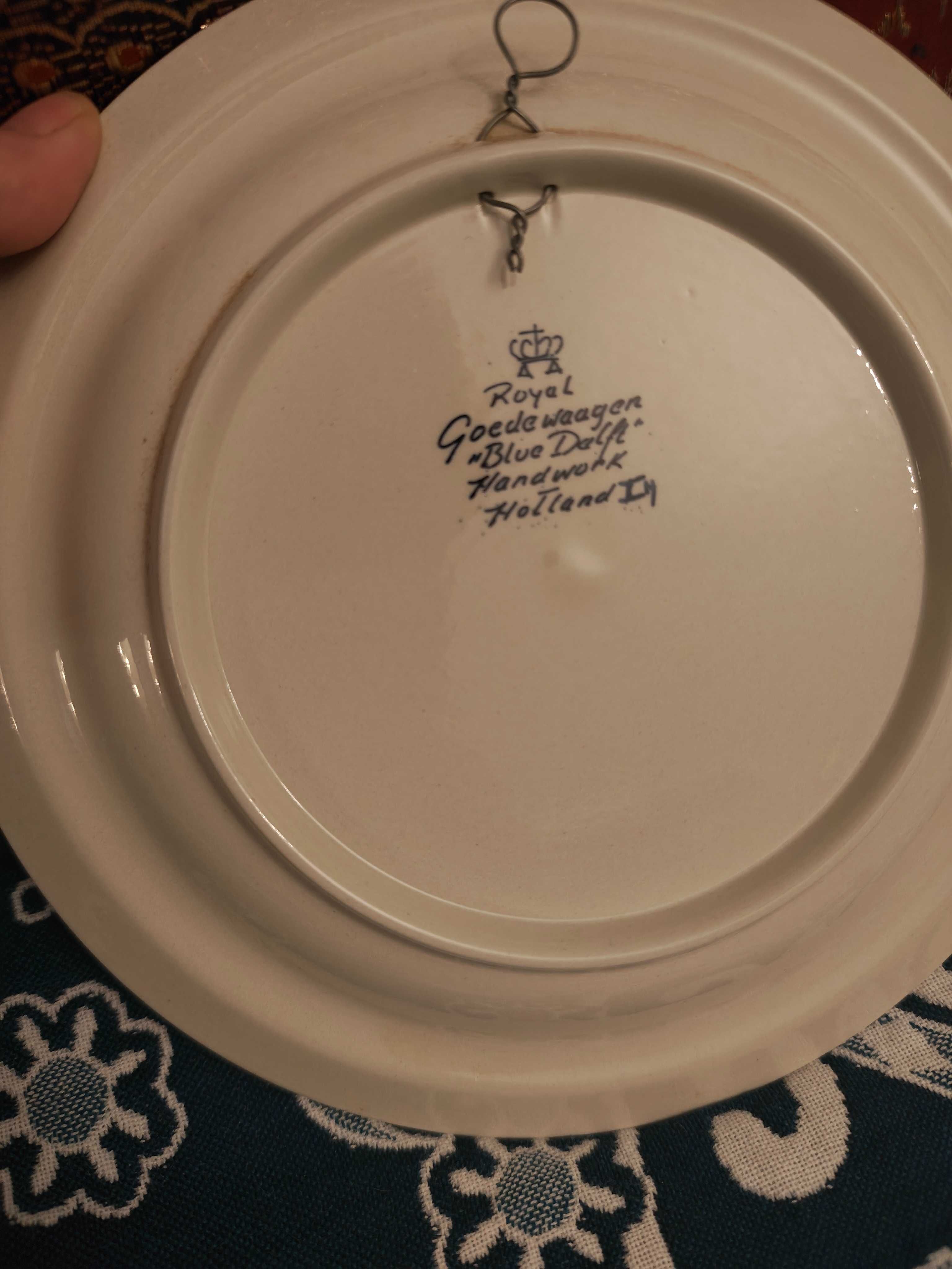 Delft оригинална чиния за стена