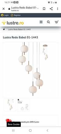 Lustra/candelabru/lampadar Red Babol nou