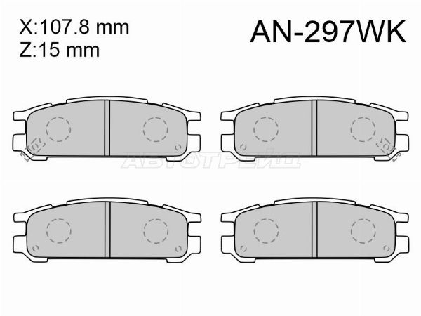 Колодки тормозные Subaru Impreza