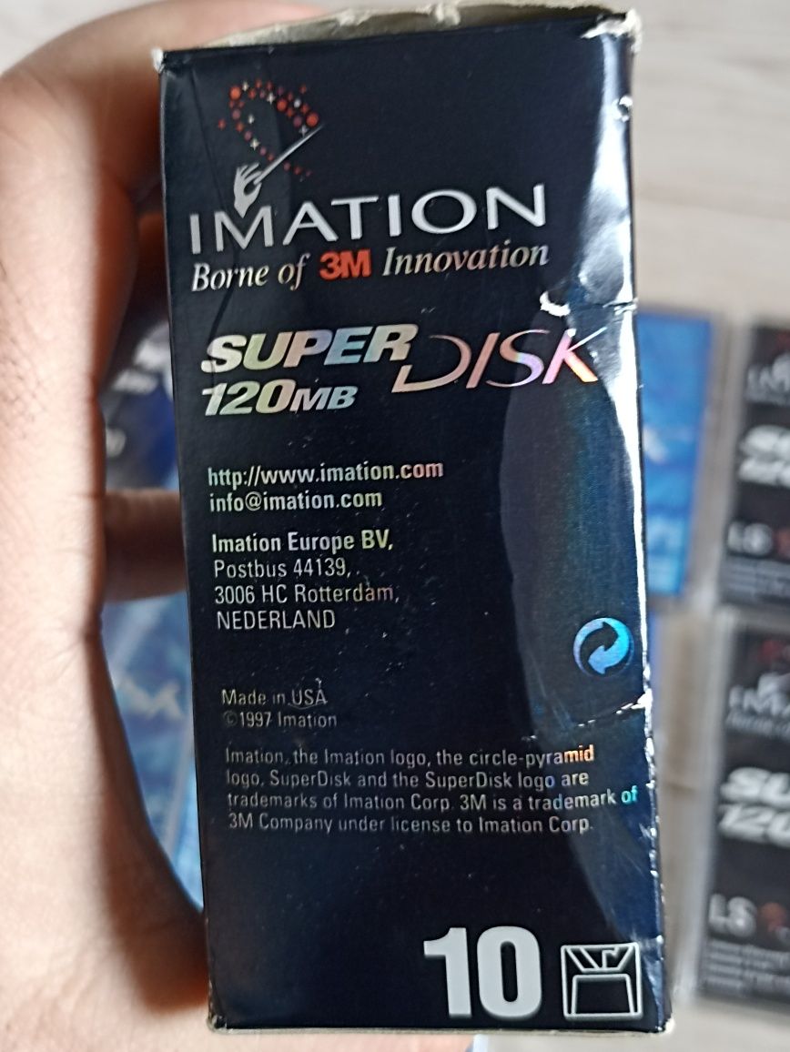 Diskete discheta floppy IMATION Super disk 128 mb