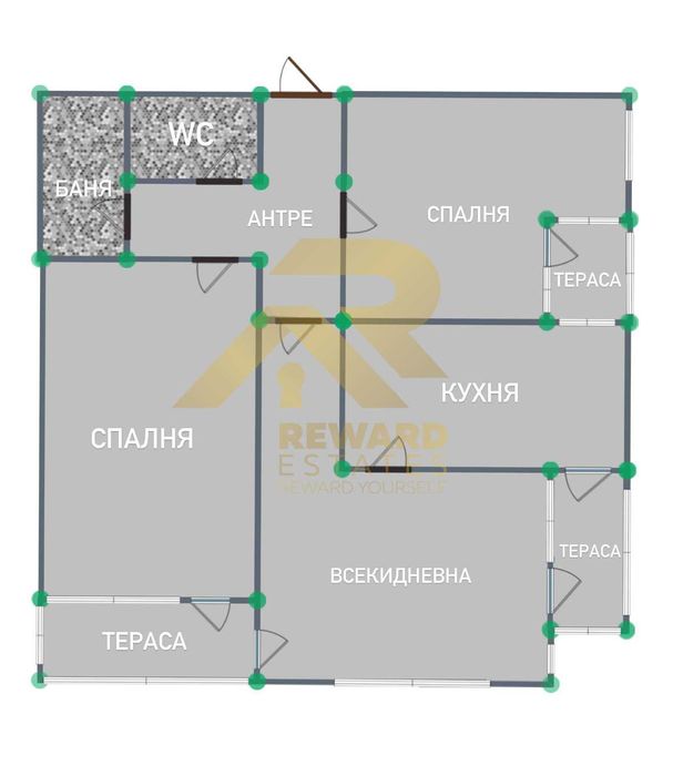 Продава се Тристаен апартамент в София, Карпузица - 87 кв.м за 2529 €/кв.м - Снимка #15