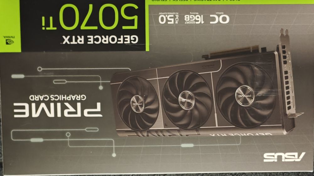 Видеокарта ASUS PRIME-RTX5070TI-O16G 16 Гб