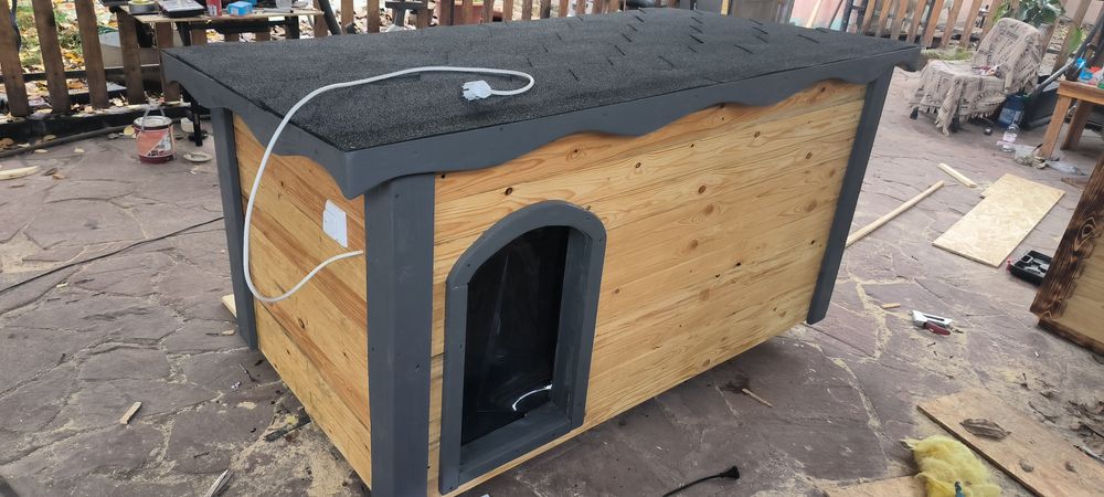 Будки для собак и кошек. С подогревом и без