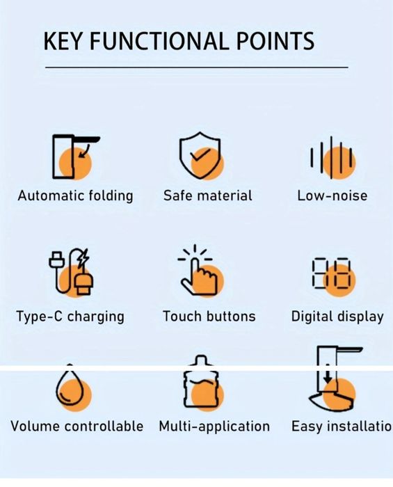 Dispenser Smart pompa apa electrica cu display, USB C, Lithiu bidon ap