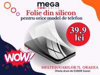 ORADEA Folie Silicon + Aplicare GRATUITA pe loc pentru orice telefon