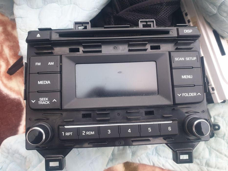 Родная магнитола на Hyundai Sanata 8