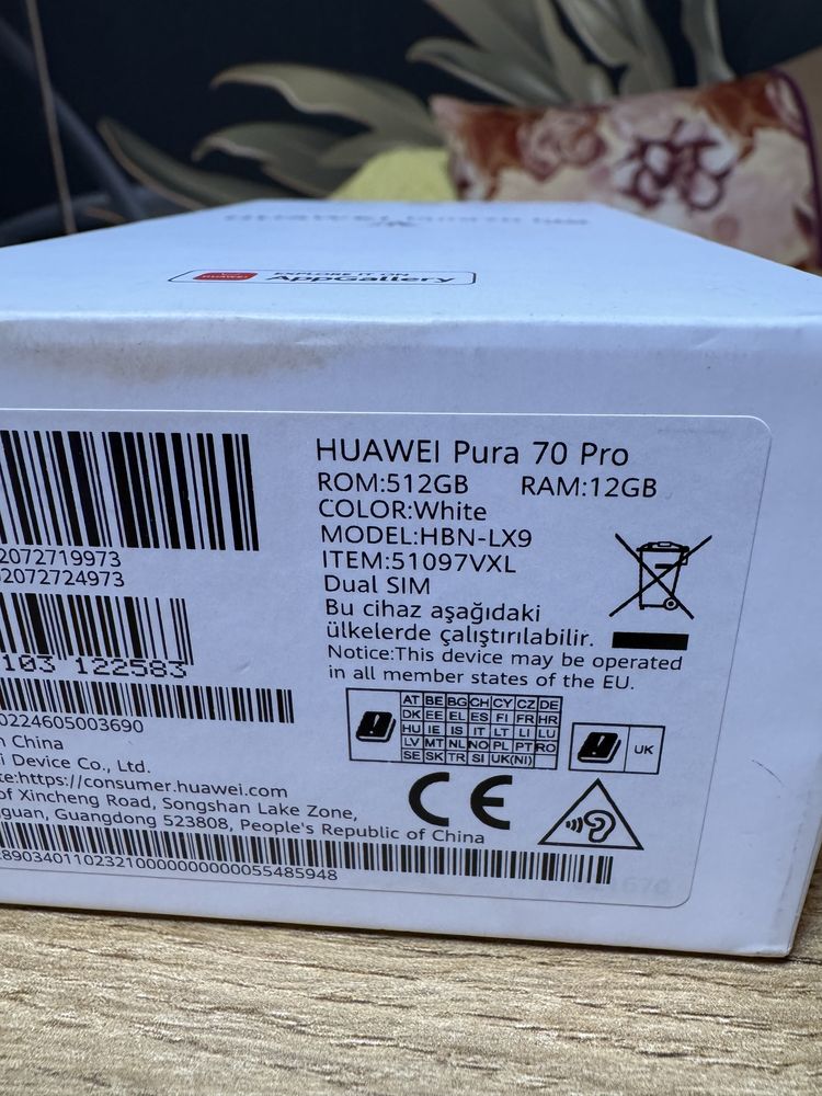Huawei pura 70 pro white