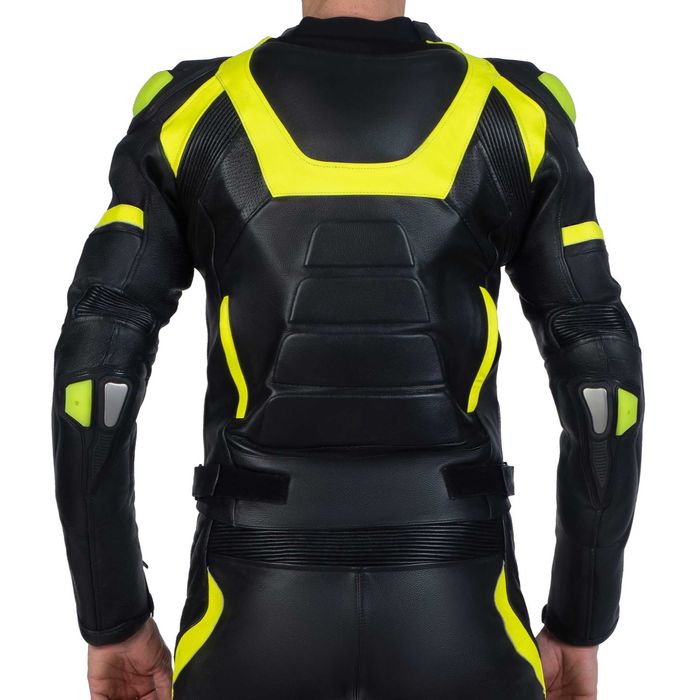 Светлоотразително кожено яке за мотор СКОРПИОН