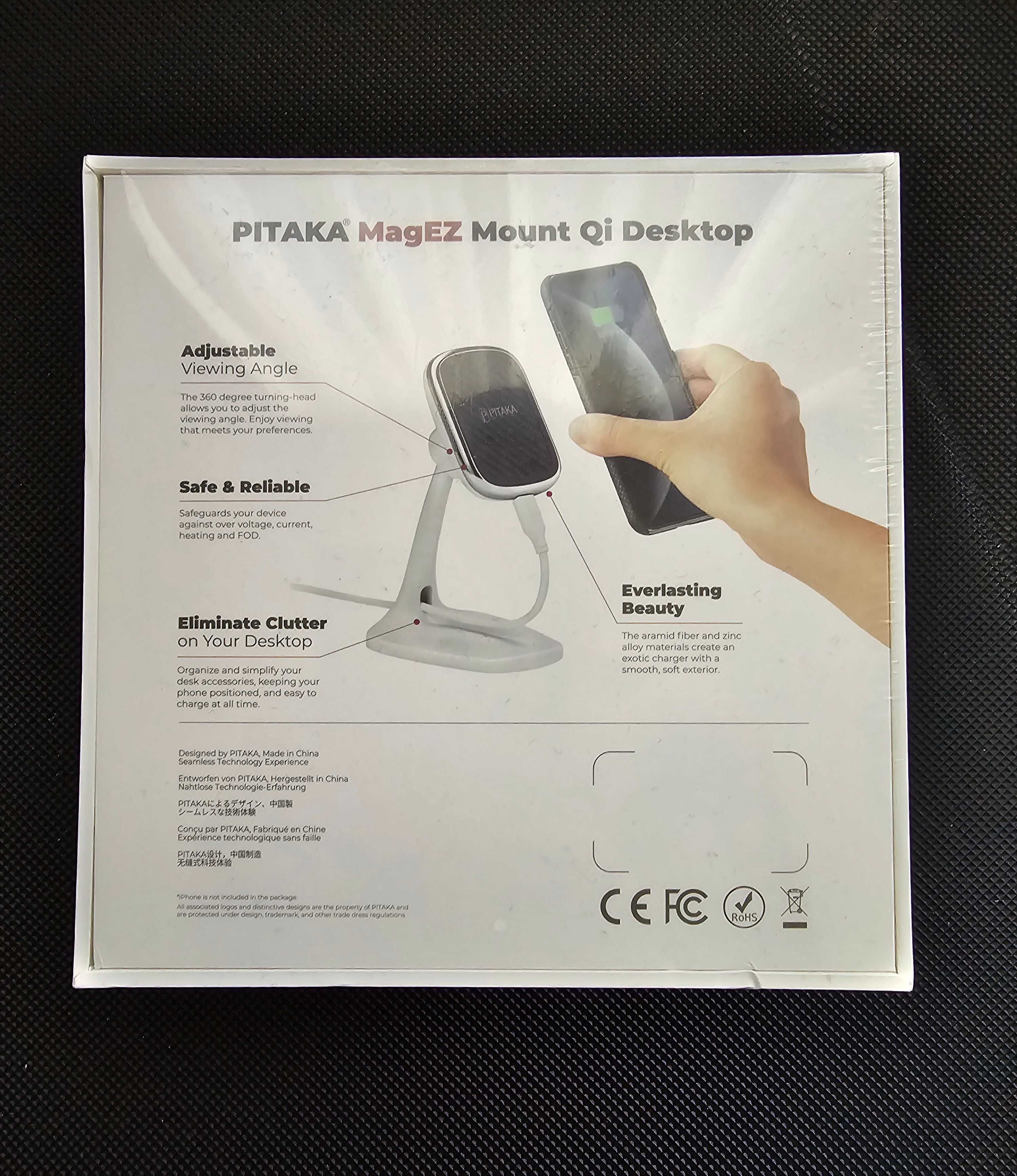 PITAKA MagEZ Mount Qi Desk Phone Mount Безжичен държач за телефон