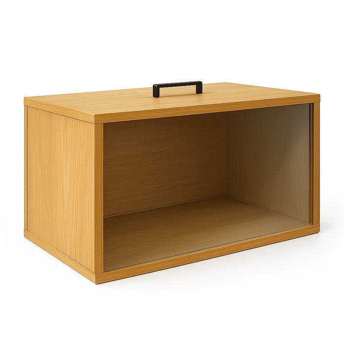 Продается стильный террариум из натурального дерева с цельным стеклом!