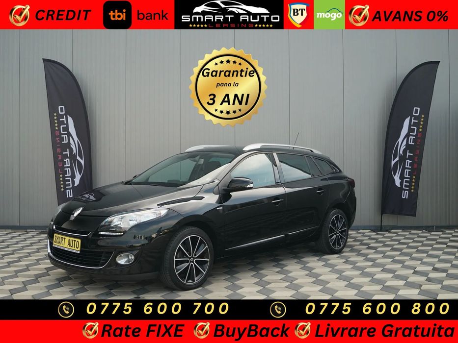 Renault Megane Megane 1.3TCe BOSE EDITION // Rate FIXE//Avans ZERO// CREDIT Auto