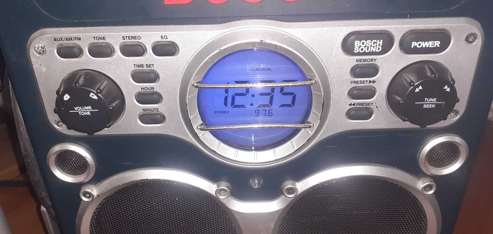 radio santier, job site radio Bosch, telecomanda, bluetooth