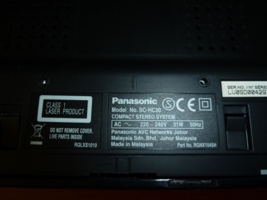 Panasonic SC-HC30 Compact Stereo System