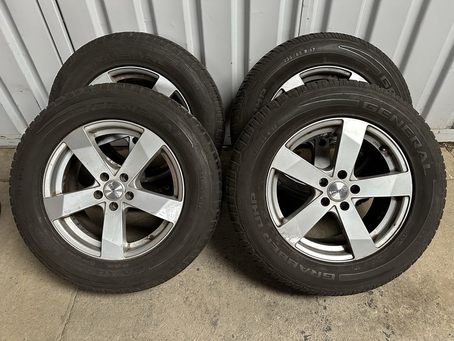 Set 4 roți Dezent ( jante+anvelope 235/65 R17 ) 5x108 Et.48
