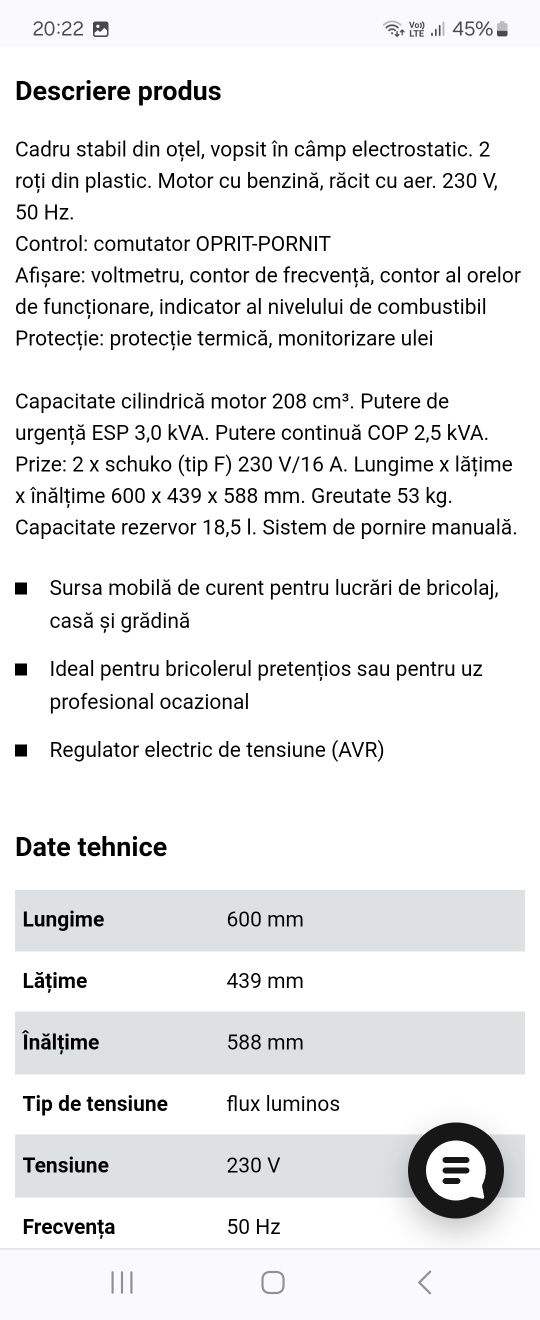 Generator de energie electrica Seria PX- PRAMAC