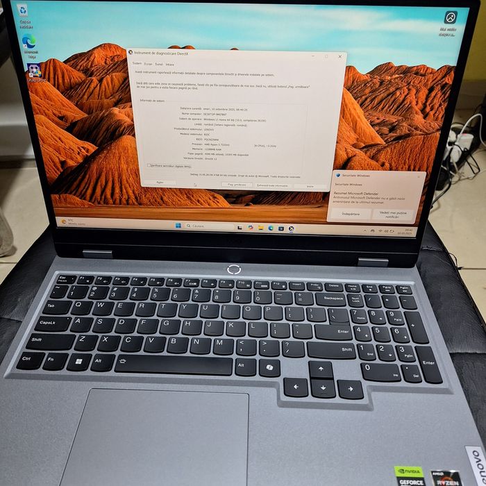 Laptop lenovo Loq ryzen 5 7235hs 12 GB 512 GB ssd Încărcător #46231