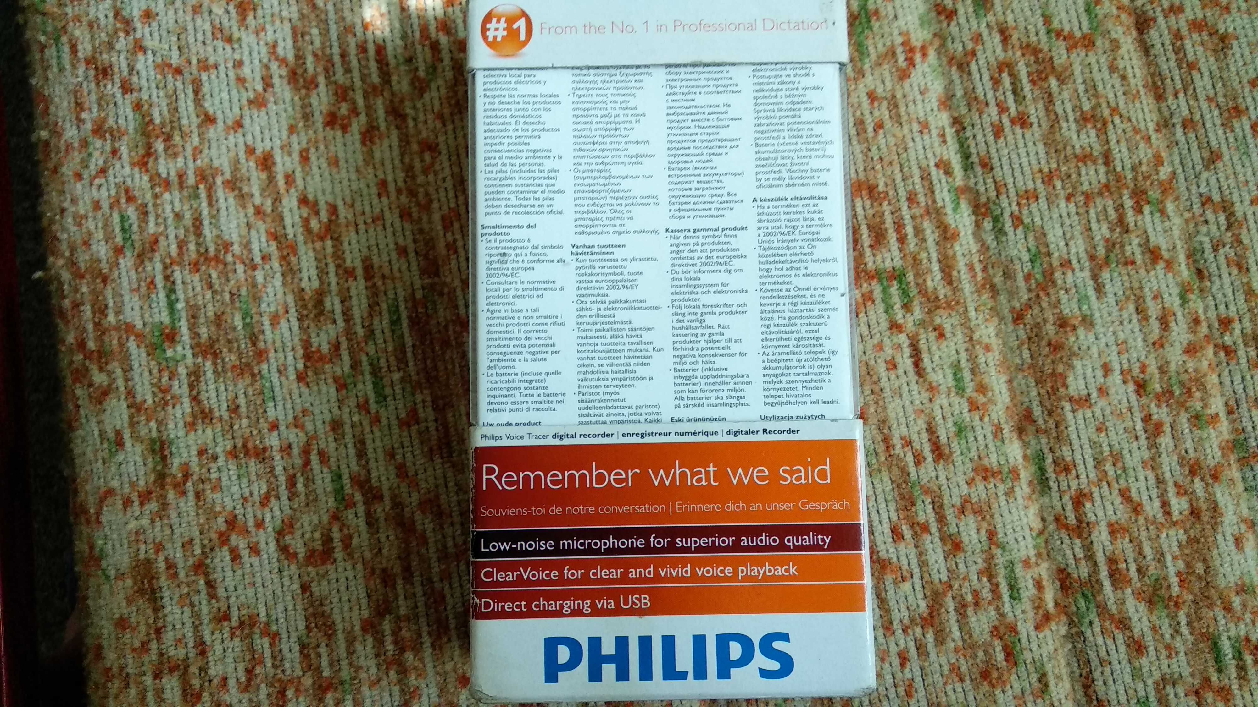 Диктофон Philips Voice Tracer LFH0655