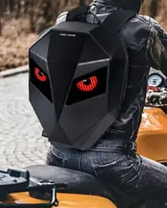 Rucsac moto casca extensibil.capacitate48x35cm Crelander nou cu ecran