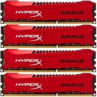 RAM 32GB 4x8gb Kingston HyperX Savage 1600Mhz DDR3
