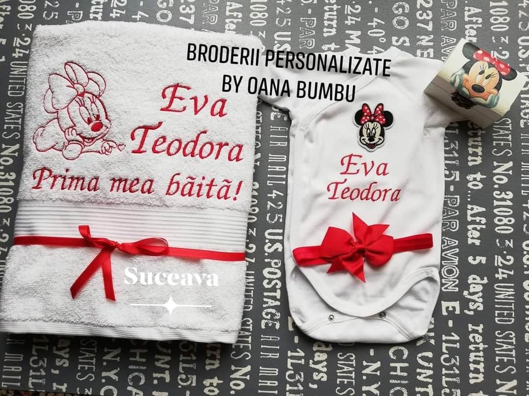 Trusou brodat pentru botez