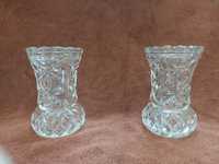 Две декоративные хрустальные вазочки