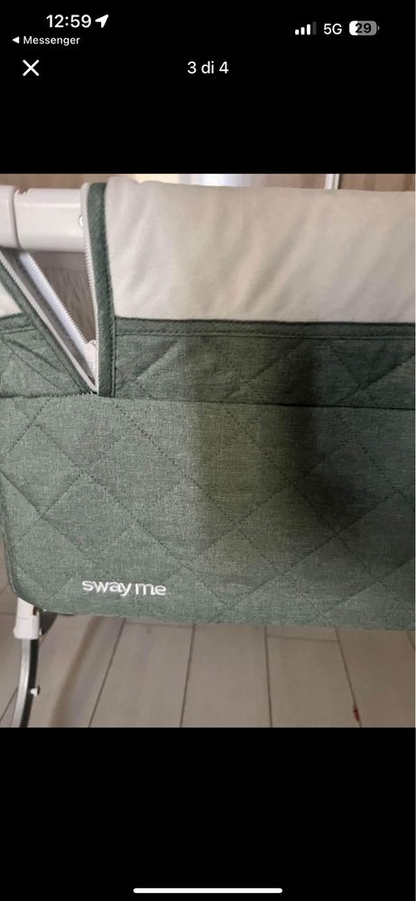 Vand patut Co-Sleeper KikkaBoo si leagan electric Sway Me