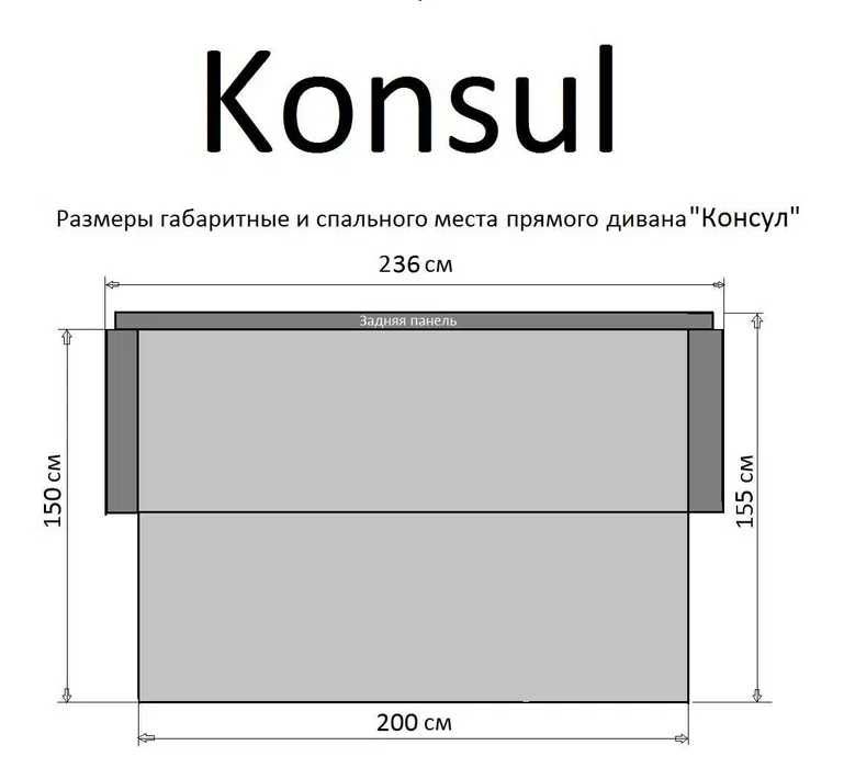 Диван ортопедический Konsul