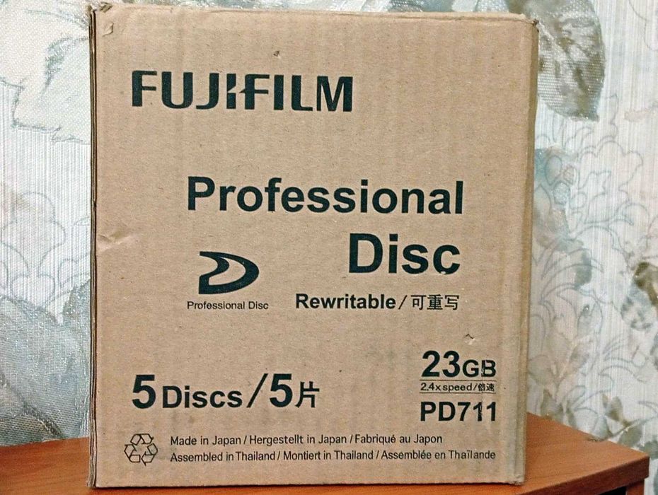 Professional Disc. Профессиональные диски FUJIFILM. В упаковке, новые