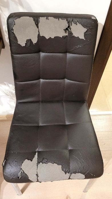 Scaune metalice rezistente – set de 2, ideale pentru recondiționare